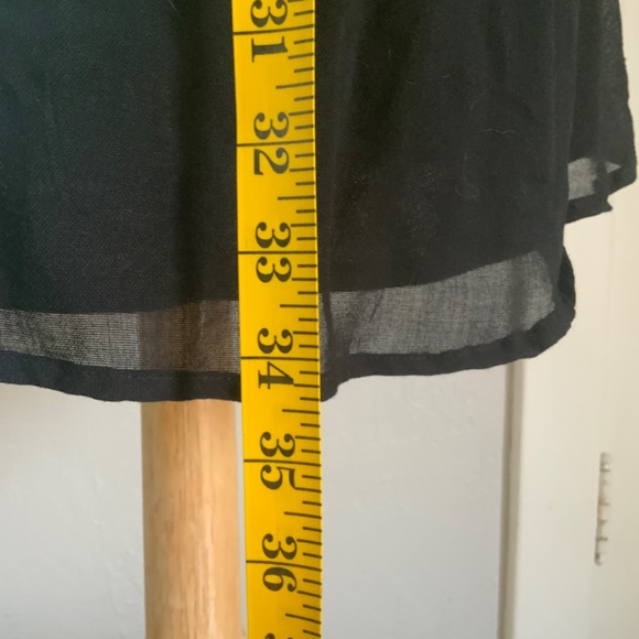 La Rue Black Tunic or Dress, Large - Picture 8 of 9